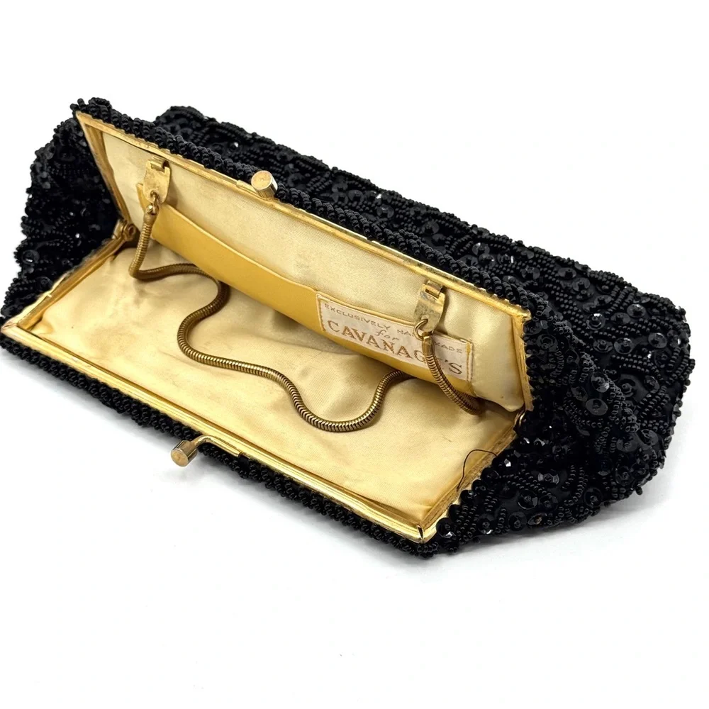 Vintage 50’s Beaded/Sequin Evening Bag/Cocktail Clutch - Picture 5 of 10